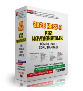 KPSS A P32 Kaymakamlık Tüm Dersler Konu Anlatımlı Modüler Set