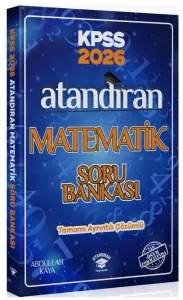 Atandıran 2026 KPSS Matematik Soru Bankası Çözümlü