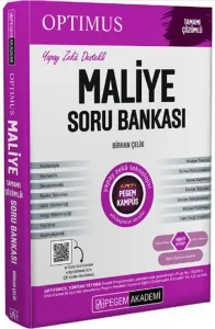Pegem Yayınları 2025 KPSS A Grubu Optimus Maliye Soru Bankası Çözümlü