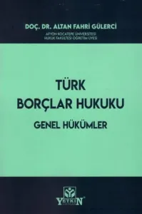 Türk Borçlar Hukuku Genel Hükümler