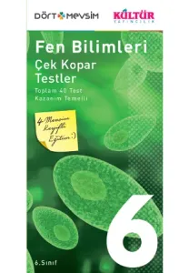 kültür Yayıncılık 6. Sınıf Dört MevsimFen Bilimleri Çek Kopar Testler