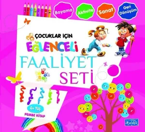 Eğlenceli Faaliyet Seti Pembe Kitap– 4 Yaş Üzeri