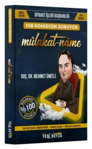 YediBeyza Yayınları DİB Mülakat Kitabı Mülakatname
