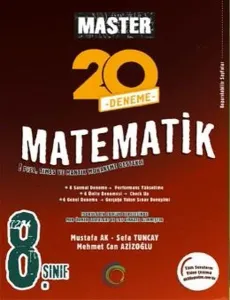 ​Okyanus Yayınları 8. Sınıf Master Matematik 20 Deneme