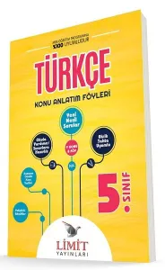 Limit Yayınları 5. Sınıf Türkçe Konu Anlatım Föyleri Limit