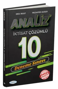 Analiz İktisat Çözümlü 10 Deneme Sınavı