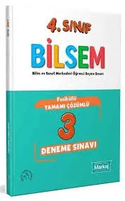 MARKAJ 4. SINIF BİLSEM FAS. TAMAMI ÇÖZÜMLÜ 3 DENEME SIN