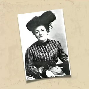 POSTER 0214 - CLARA ZETKIN - KUŞE KAĞIT (33X48)