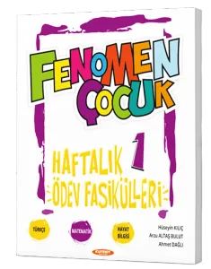 Fenomen Çocuk Yayınları 1 Haftalık Ödev Fasikülleri