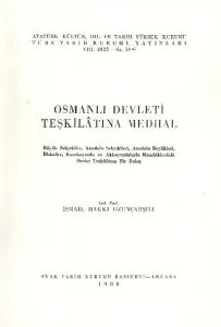 Osmanlı Devleti Teşkilatına Medhal