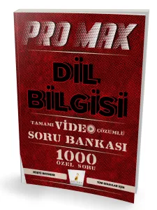 Rüştü Hoca ile Pro Max Dil Bilgisi Tamamı Video Çözümlü Soru Bankası