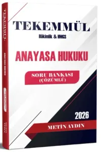 Tekemmül Anayasa Hukuku Soru Bankası