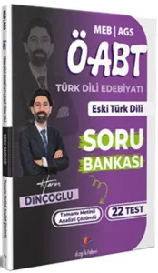 Dizgi Kitap Yayınları 2026 MEB AGS ÖABT Türk Dili ve Edebiyatı Öğretmenliği Eski Türk Dili Tamamı Çözümlü Soru Bankası