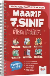 Takdir Yayınları 7. Sınıf Maarif Plan Defteri