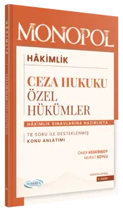 Hakimlik Ceza Hukuku Özel Hükümler