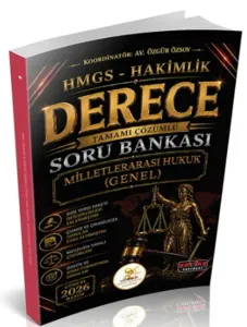 Savaş Yayınları 2026 HUKAL HMGS-Hakimlik Derece Milletlerarası Genel Hukuk Soru Bankası