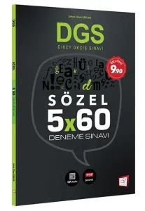 657 DGS Sözel 5x60 Deneme Sınavı Tamamı PDF Çözümlü-YENİ