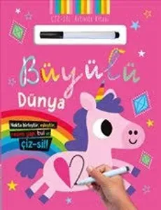 Çiz – Sil Aktivite Kitabı Büyülü Dünya