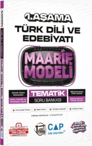 Çap Yayınları Üniversiteye Hazırlık Türk Dili ve Edebiyatı Ders Platosu Maarif Modeli Tematik Soru Bankası 1. Aşama
