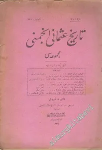 OSMANLICA: Tarih-i Osmani Encümeni Mecmuası -       Kanun-ı Evvel