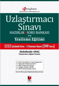 Uzlaştırmacı Sınavı ve Yenileme Eğitimi Hazırlık Soru Bankası