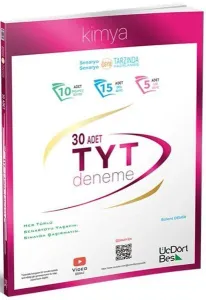 ÜçDörtBeş Yayınları 2025 TYT Kimya 30 Deneme