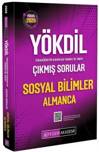 Pegem Yayınları 2026 YÖKDİL Sosyal Bilimler Almanca Çıkmış Sorular