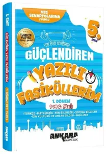 Ankara Yayıncılık 5. Sınıf Tüm Dersler 1. Dönem Güçlendiren Maarif Modeli 1. ve 2. Yazılı Fasiküllerim