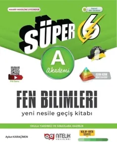 Nitelik 6.Sınıf Süper Fen Bilimleri Soru Kitabı Yeni Nesil (A)