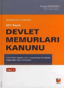Devlet Memurları Kanunu ( 2 Cilt Takım )