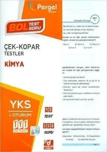 Pergel YKS-TYT Kimya Çek Kopar Testler 1. Oturum-YENİ