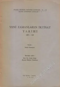 Yakın Zamanların İktisat Tarihi 1890 - 1939 -        1956