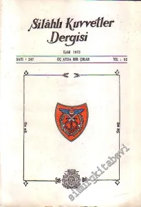 Silahlı Kuvvetler Dergisi - Sayı: 247, Yıl: 92, Eylül 1973