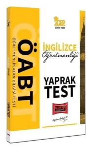 2022 ÖABT İngilizce Öğretmenliği Yaprak Test