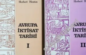 Avrupa İktisat Tarihi 2 Cilt TAKIM -