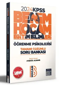 Benim Hocam Yayınları 2024 KPSS Eğitim Bilimleri Öğrenme Psikolojisi Tamamı Çözümlü Soru Bankası