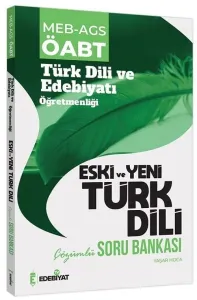 Edebiyat TV Yayınları ÖABT Türk Dili Edebiyatı Eski ve Yeni Türk Dili Soru Bankası Çözümlü