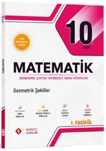Sonuç Yayınları 10. Sınıf Matematik Geometrik Şekiller