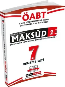MAKSUD 2 - ÖABT İmam Hatip Lisesi Meslek Dersleri Öğretmenliği Çözerken Öğreten 7'li Deneme Seti