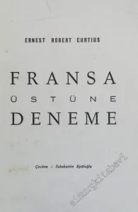 Fransa Üstüne Deneme -        1953