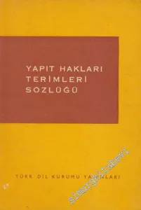 Yapıt Hakları Terimleri Sözlüğü -        1971