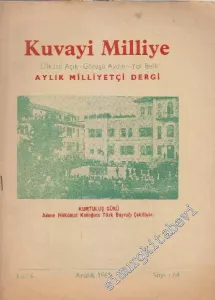 Kuvayi Milliye Aylık Milliyetçi Dergi - Sayı: 64    6  Aralık