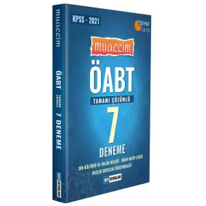 KELEPİR DDY Yayınları 2021 ÖABT Din Kültürü ve Ahlak Bilgisi ve İHL Meslek Dersleri Muallim 7 Deneme Çözümlü