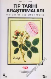 Tıp Tarihi Araştırmaları 12 = History of Medicine Studies 12 - Sayı: 12       2004