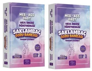CBA Yayınları ÖABT MEB-AGS Okul Öncesi Öğretmenliği Saklambaç Soru Bankası Set