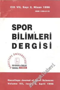 Spor Bilimleri Dergisi - Cilt: 7, Sayı: 2, Nisan 1996