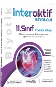 Biyotik Yayınları 11. Sınıf Biyoloji İnteraktif Etkinlik Kitabı