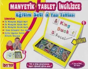 Manyetik Tablet İngilizce Eğitim Seti-Yazı Tahtası