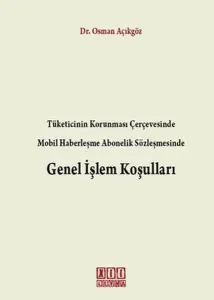 Genel İşlem Koşulları (Ciltli)