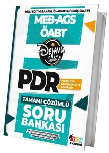 TKM Akademi 2026 ÖABT MEB-AGS Psikolojik Danışmanlık ve Rehberlik DEJAVU Soru Bankası